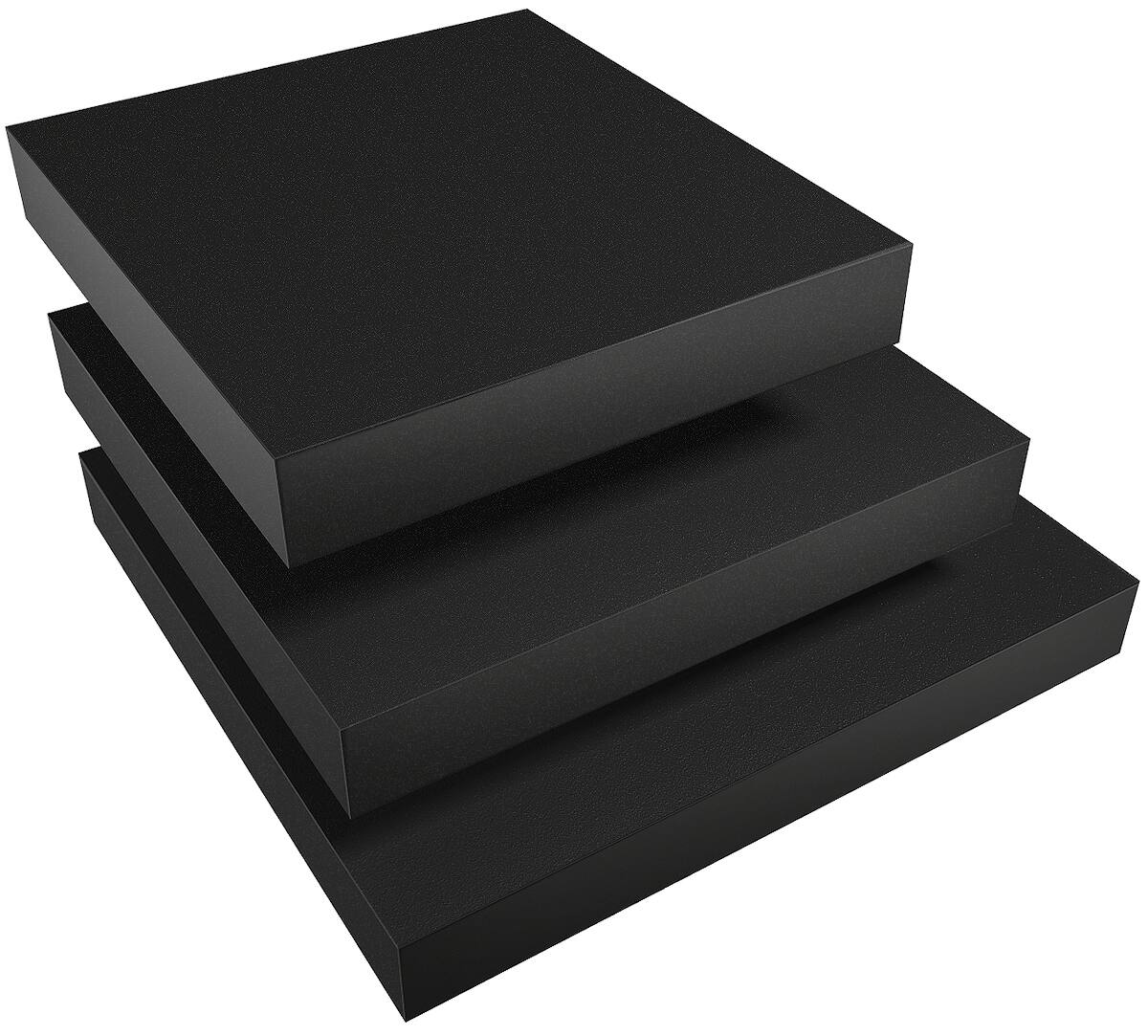 Alt View 4. Sorbus - Sorbus Wall Mount Corner Shelves, Square Hanging Wall Shelves Decoration, Perfect Trophy Display - Black.