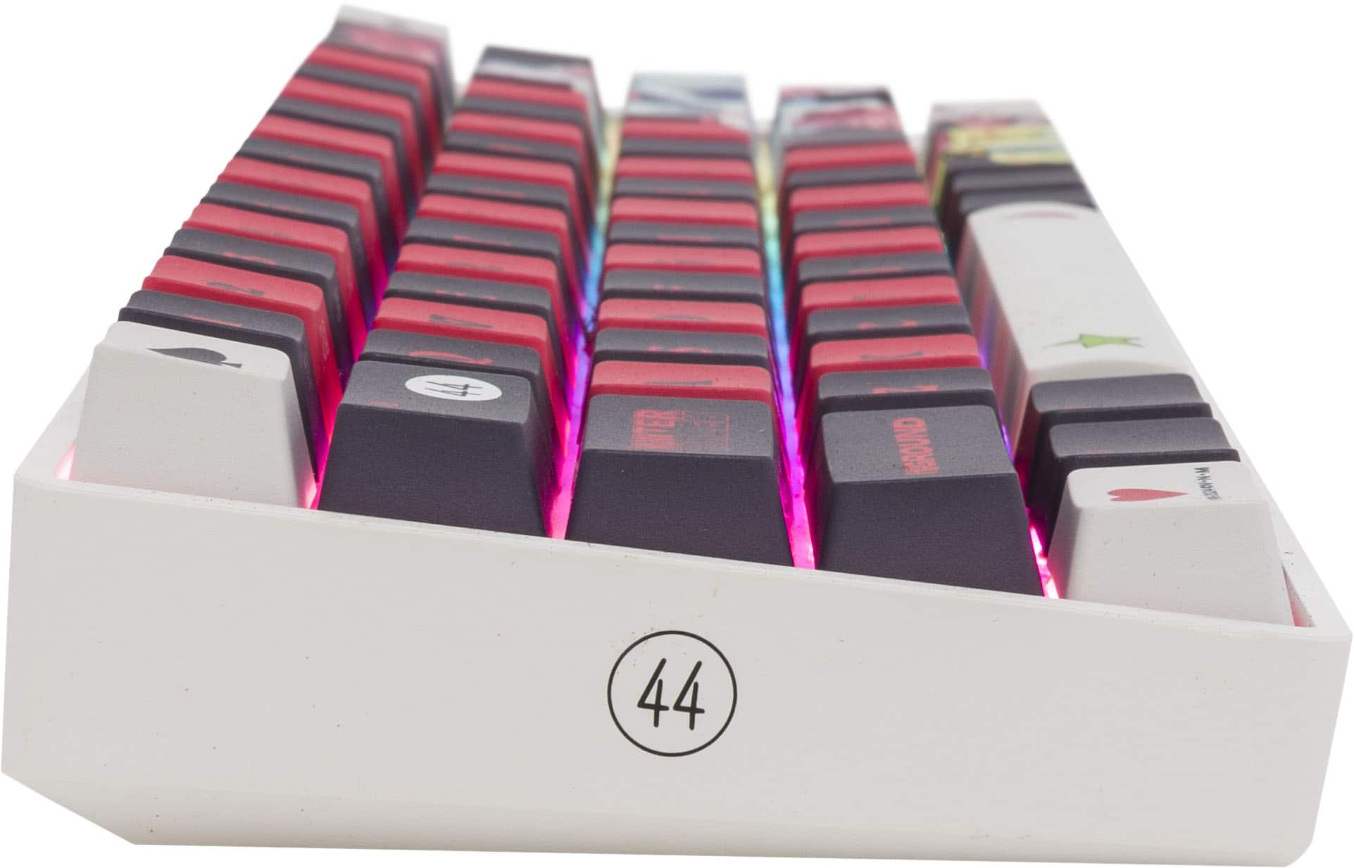 Alt View 11. Higround - Hunter x Hunter Basecamp 65+ 65% Wired Mechanical Pre-Lubed TTC Venus Linear Switch Gaming Keyboard w/ RGB Backlighting - Hisoka.