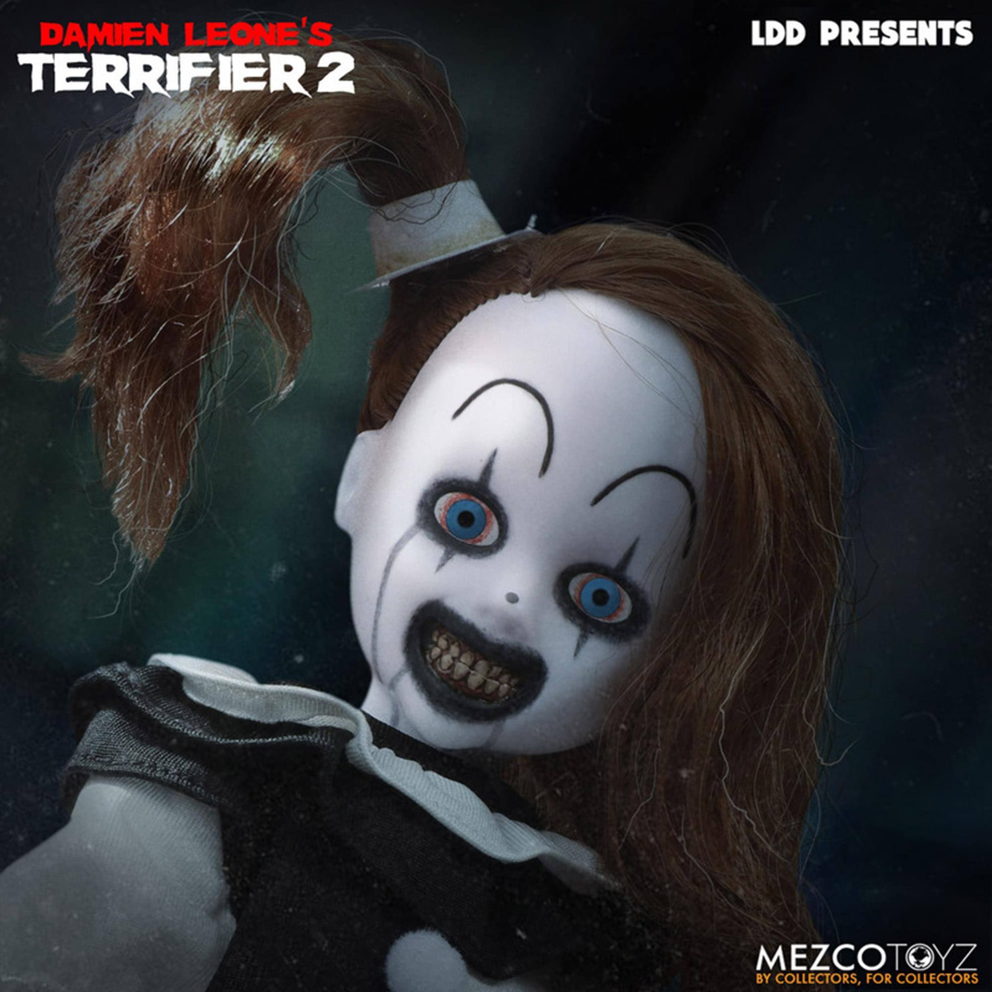 DAMIEN LEONE'S TERRIFIER 2  
LDD PRESENTS  
MEZCOTOYZ  
BY COLLECTORS, FOR COLLECTORS