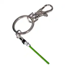 Star Wars - Yoda Lightsaber Stainless Steel Keychain - Green