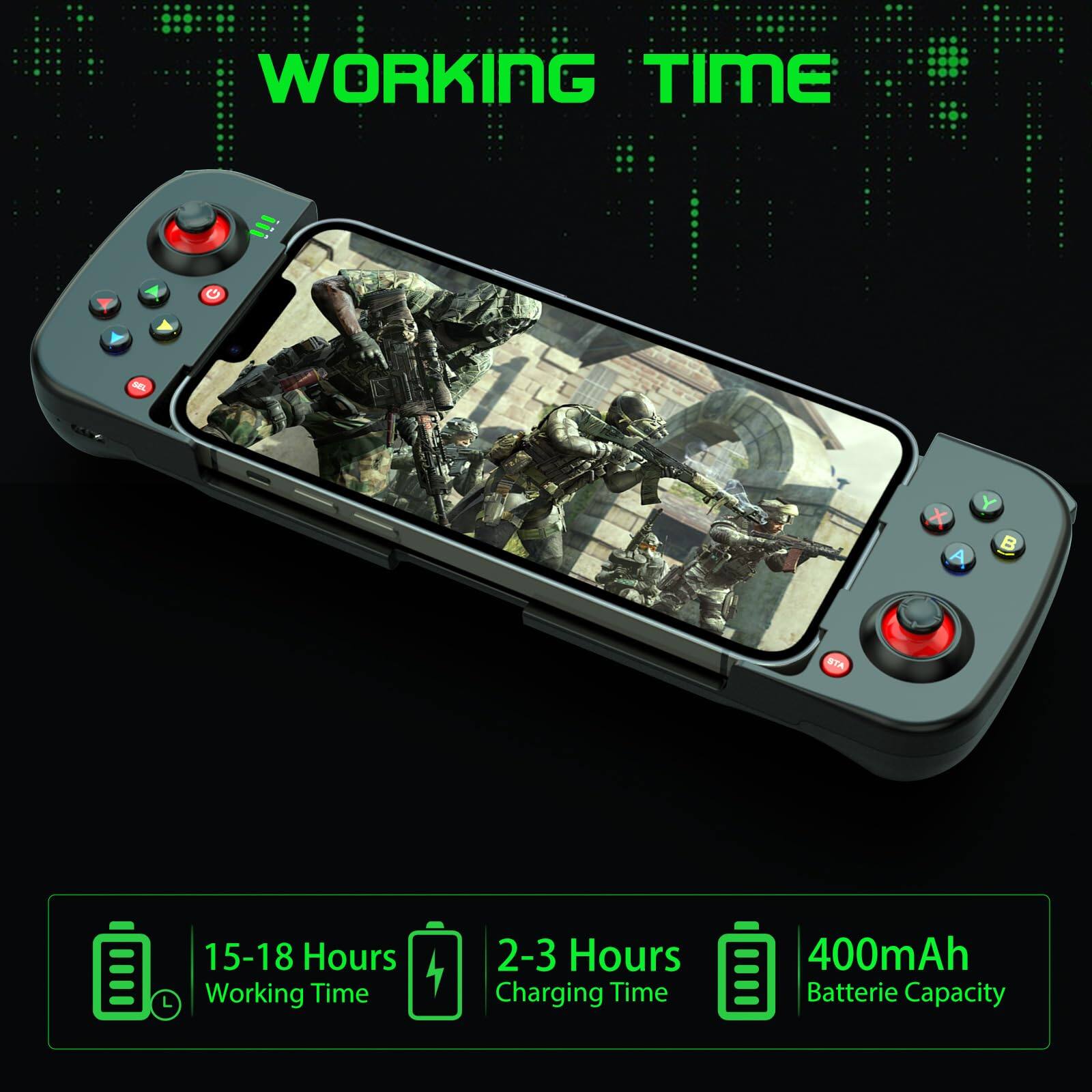 WORKING TIME

15-18 Hours Working Time  
2-3 Hours Charging Time  
400mAh Batterie Capacity