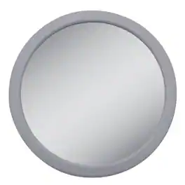 Zadro - E-Z Grip Compact Mirror with 12X Magnification and 18 Suction Cups - Gray