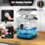 The text on the image can be grouped and corrected as follows:

1. Self-cleaning Function: Make maintenance a breeze.
2. 15 min Ice/Clean: 15 Mins Cleaning.
3. Press it for 5s: Drainage Outlet.