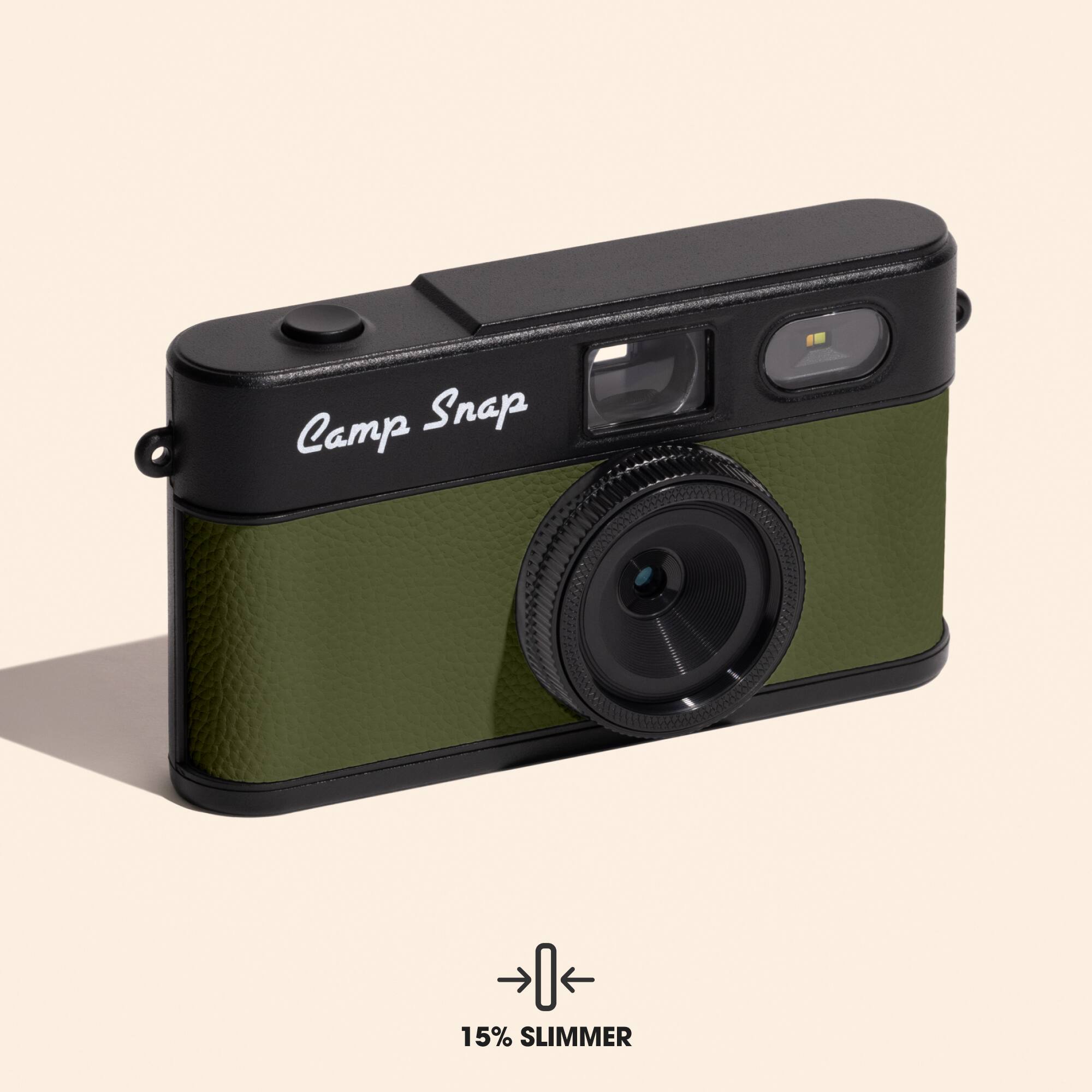 Camp Snap  
15% SLIMMER