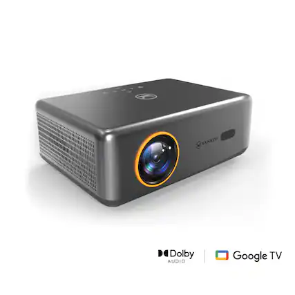 The text on the image reads: "VANKYO Dolby AUDIO Google TV".