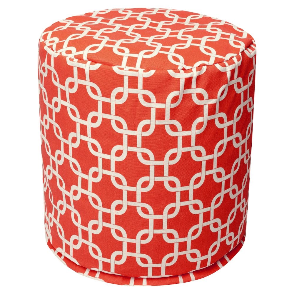 Majestic Home - Pouf Links - Red