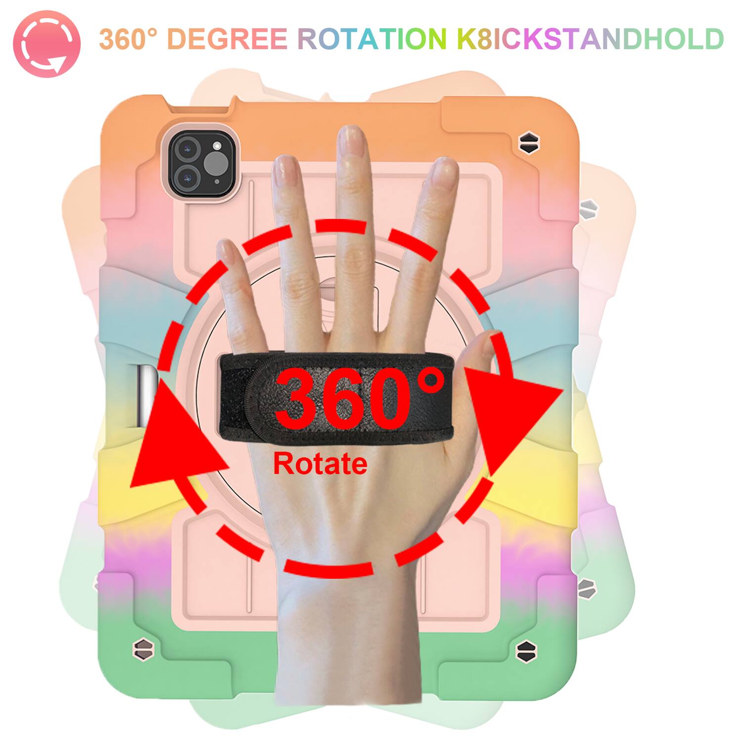 360° DEGREE ROTATION K8ICKSTANDHOLD

360°
Rotate