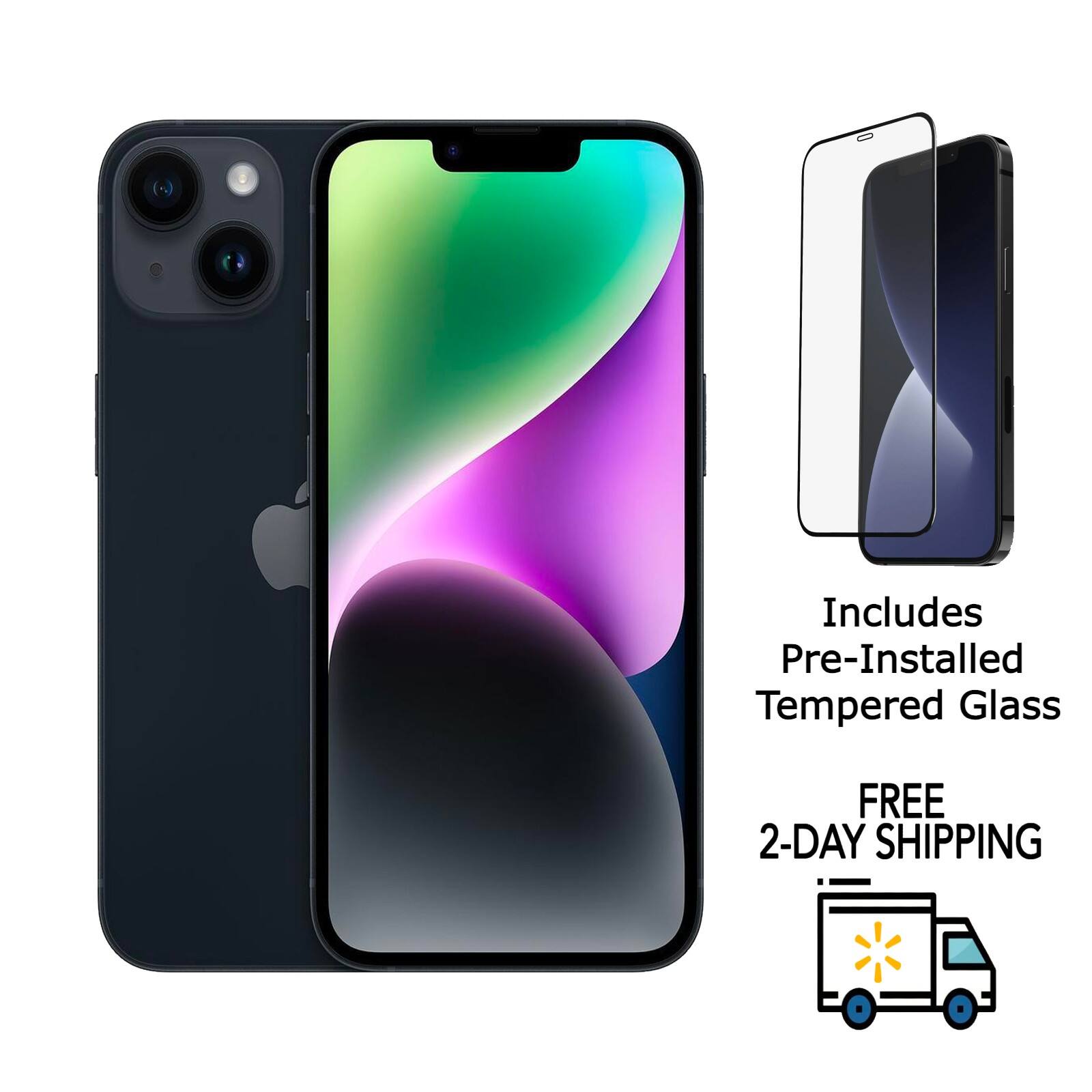 Includes Pre-Installed Tempered Glass  
FREE 2-DAY SHIPPING