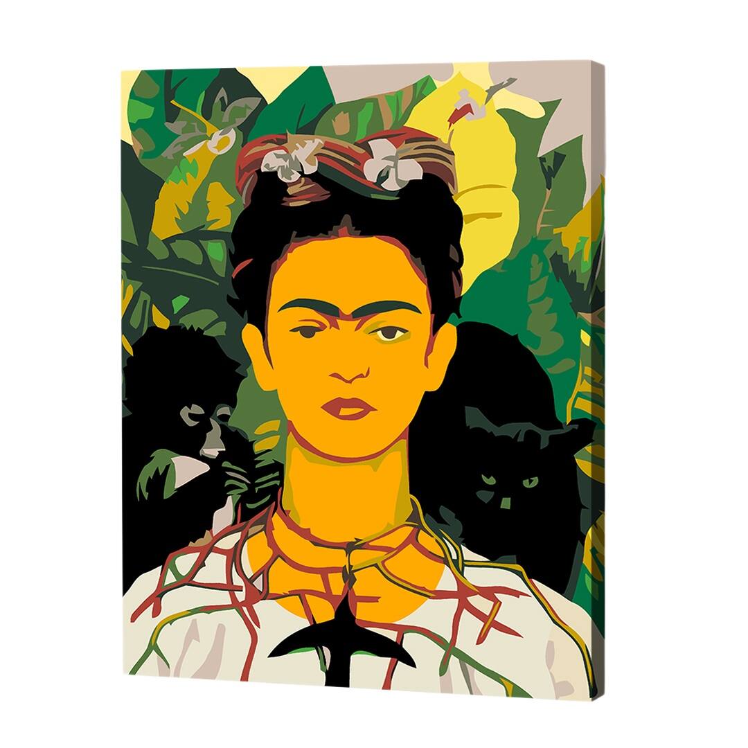 Front. Artwille - Artwille Paint By Number Kit Frida Kalo.