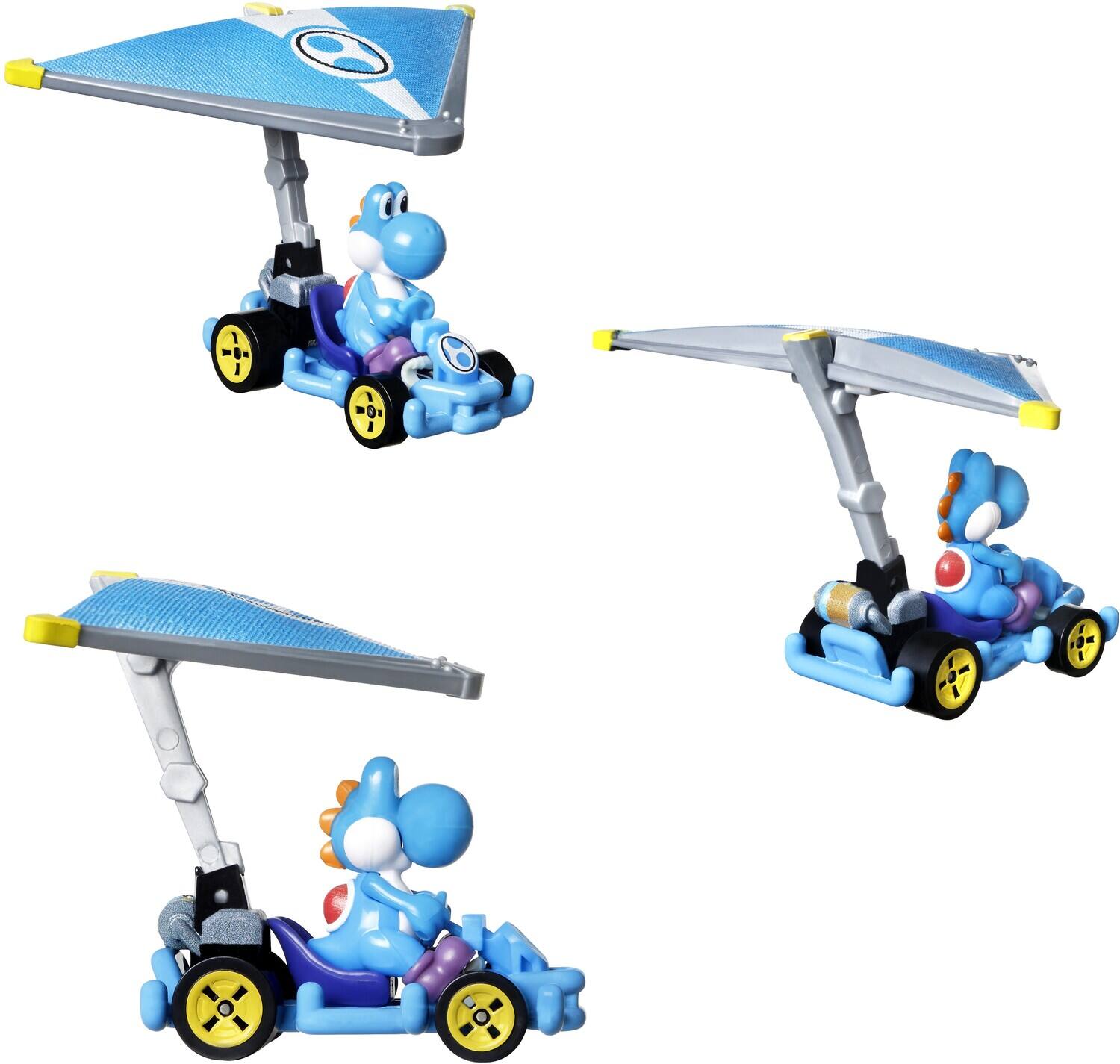 Alt View 2. Mattel - Hot Wheels Mario Kart Glider 4-Piece T Assortment (Nintendo)   - COLLECTIBLES - Multicolor.