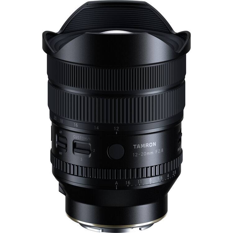 20 18 AF MF  
16 14 CUSTOM/1 2 3  
12 I  
TAMRON 12-20mm F2.8  
A  
16  
11  
8  
5.6 4 2.8