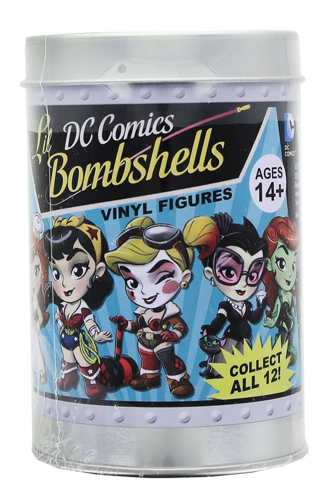 DC Comics Bombshells  
Vinyl Figures  
Ages 14+  
Collect All 12!