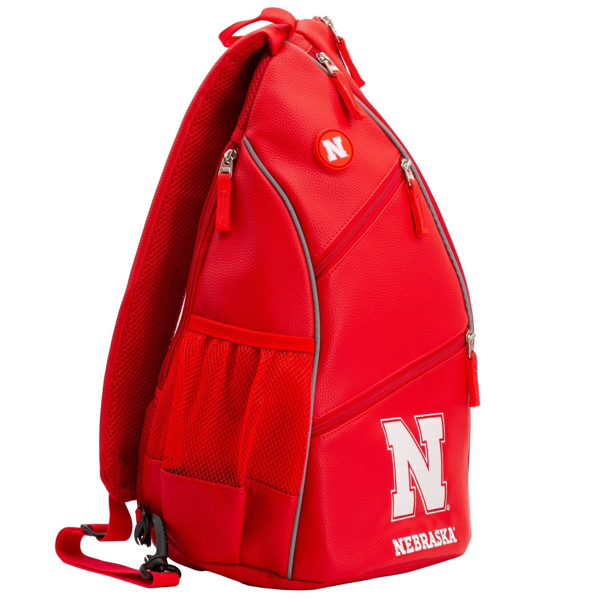 Alt View 2. Team Golf - Nebraska Huskers Embroidered Team Backpack - Multicolor.
