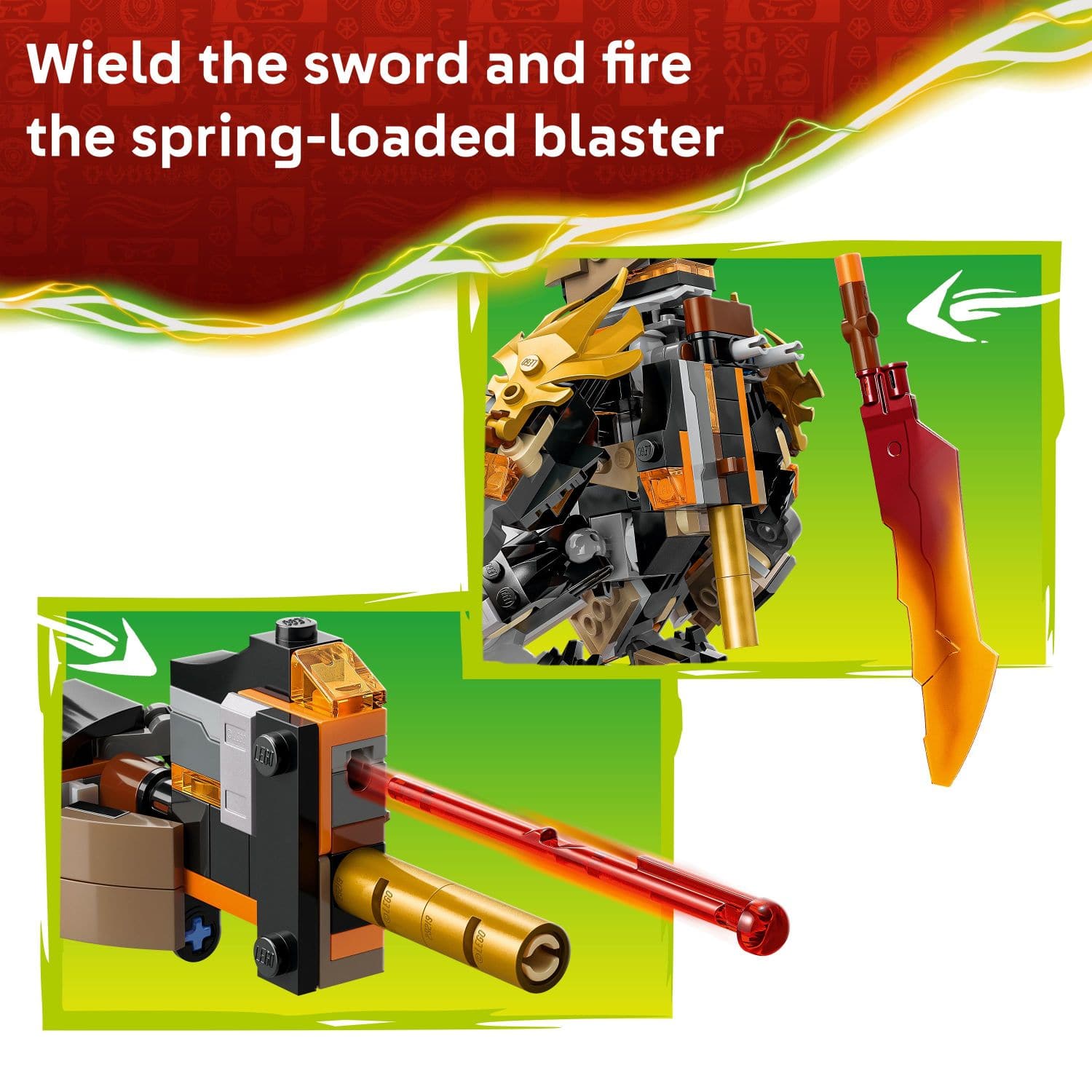 LEGO NINJAGO Cole's Mission Mech & Dragon Zane 71854 6581066