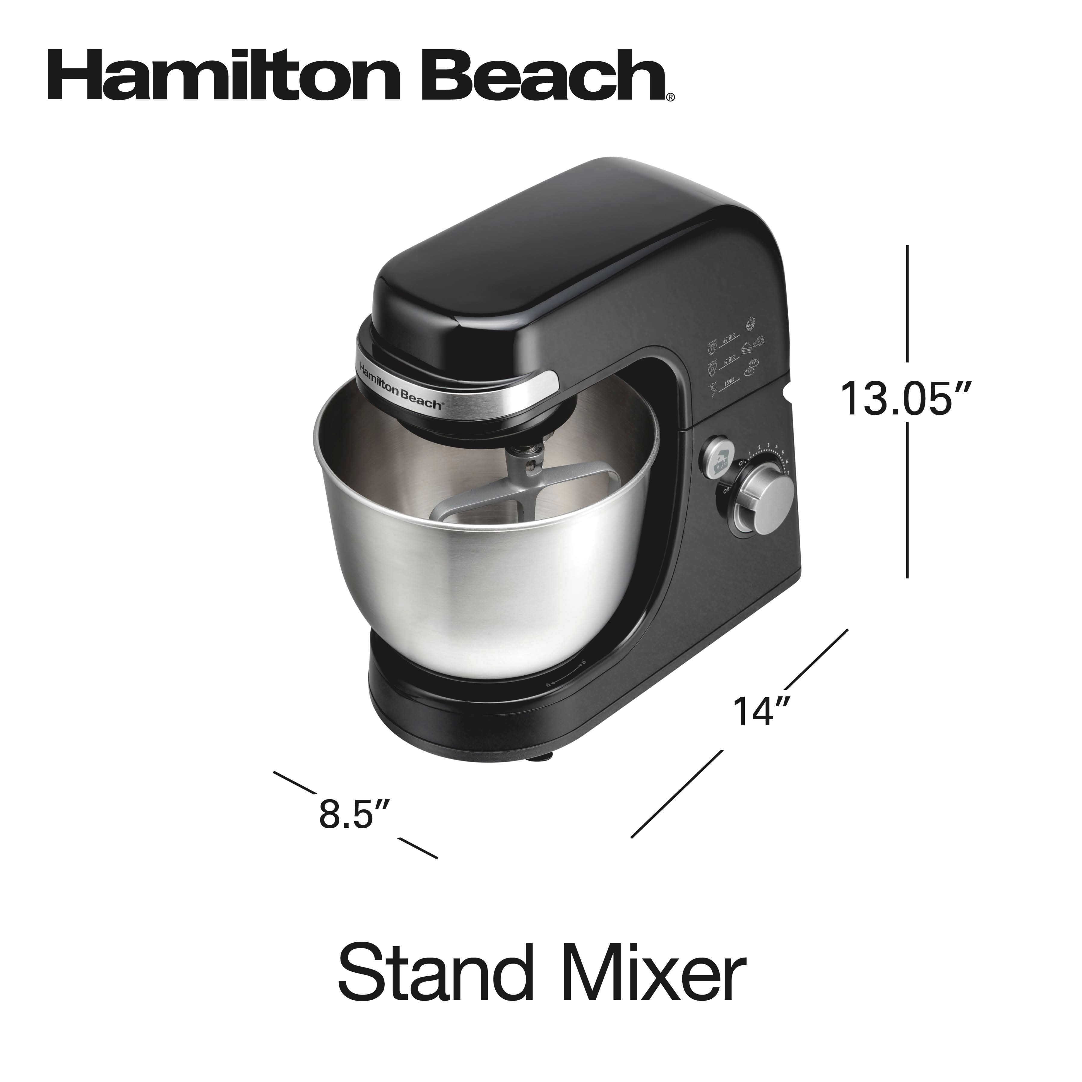 Hamilton Beach Stand Mixer
13.05"
14"
8.5"