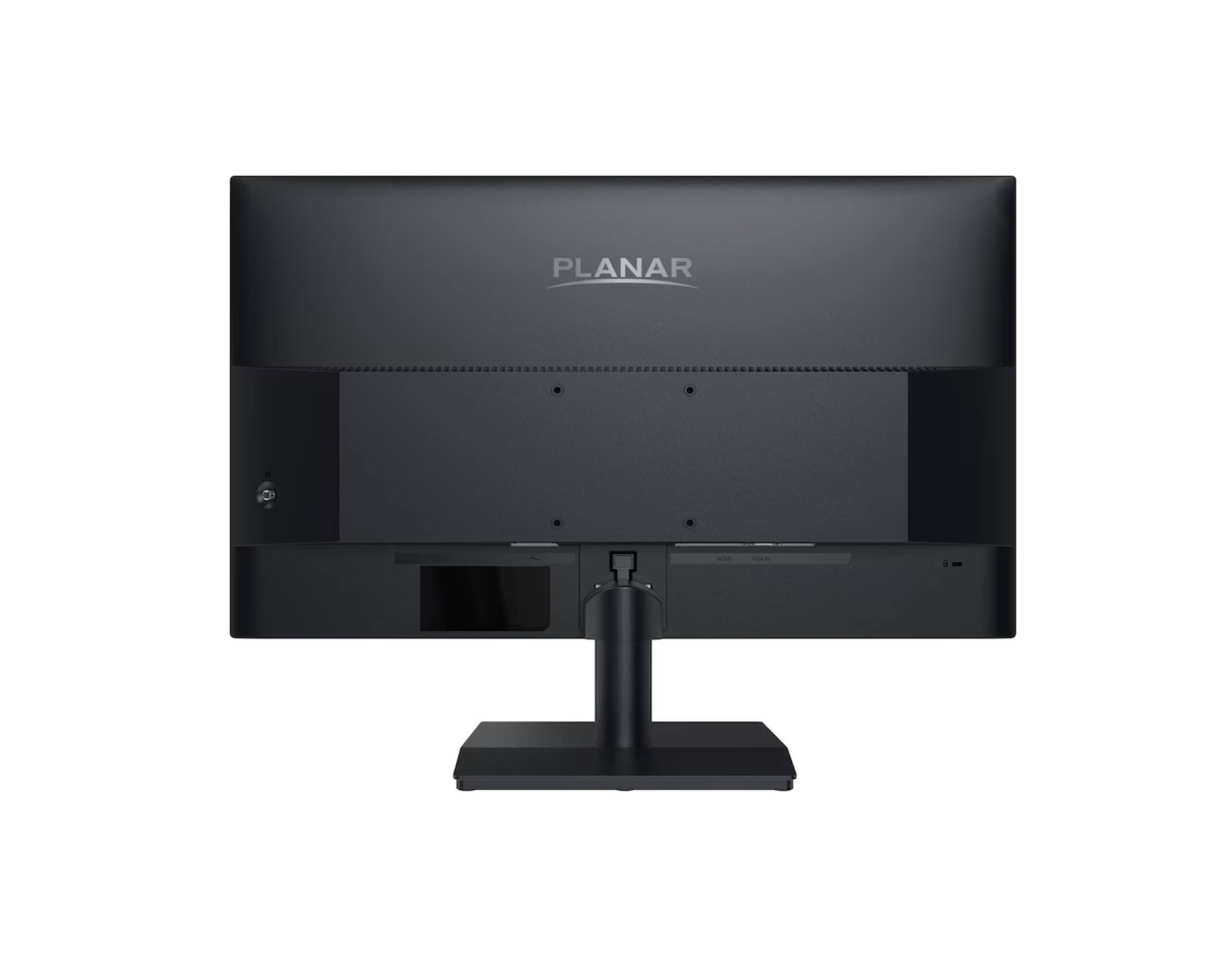 Back. Planar - Planar PLN2501 24.5" Full HD LED-LCD Desktop Monitor with Borderless Design (HDMI, VGA) - Black.