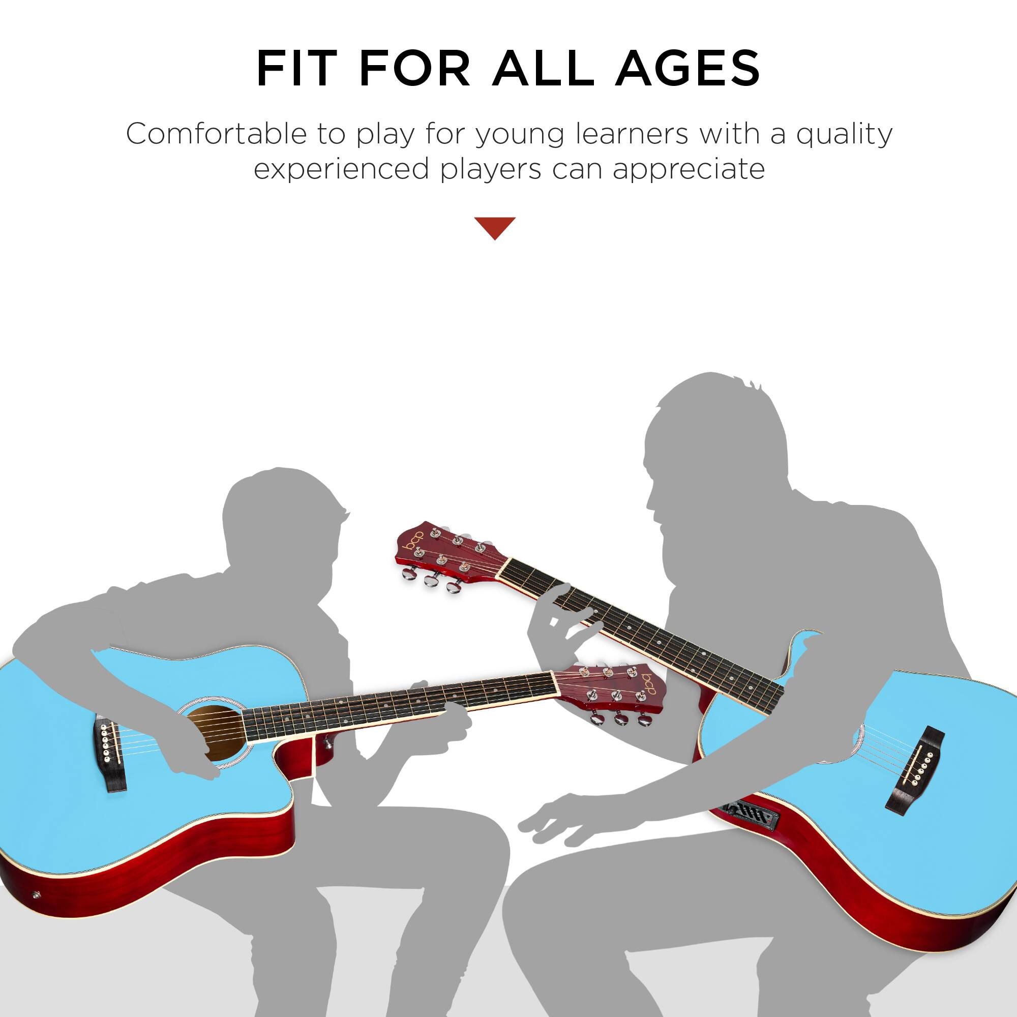 FIT FOR ALL AGES

Comfortable to play for young learners with a quality experienced players can appreciate