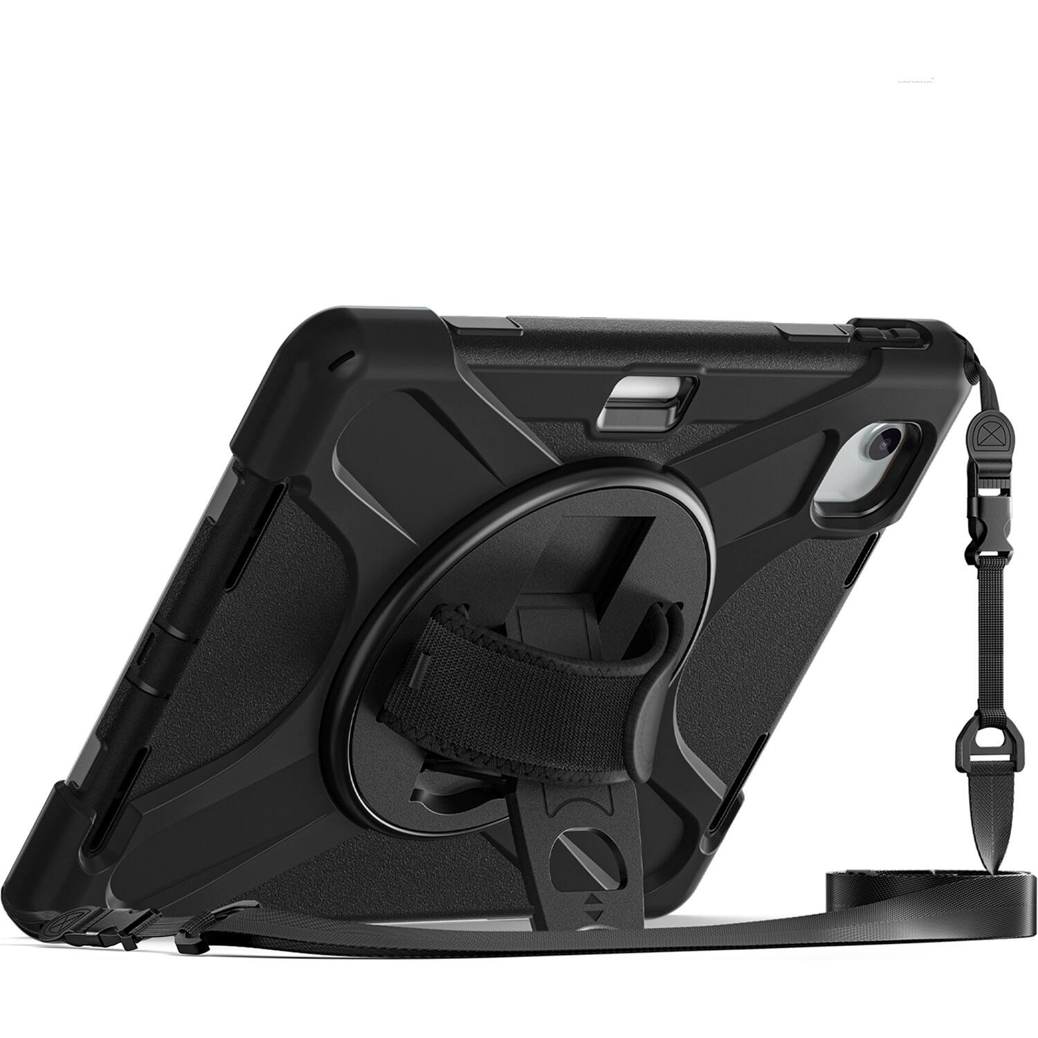 Alt View 12. SaharaCase - Raider-X Series Heavy-Duty Case for Apple iPad Air 11'' M3/M2 and iPad Air 10.9'' (4th and 5th Gen) - Scorpion Black.