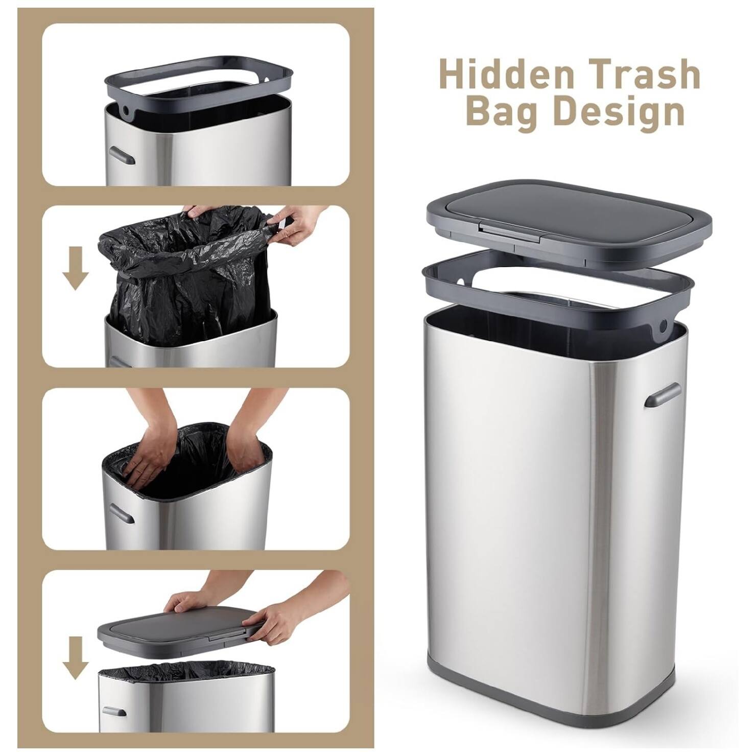 Hidden Trash Bag Design