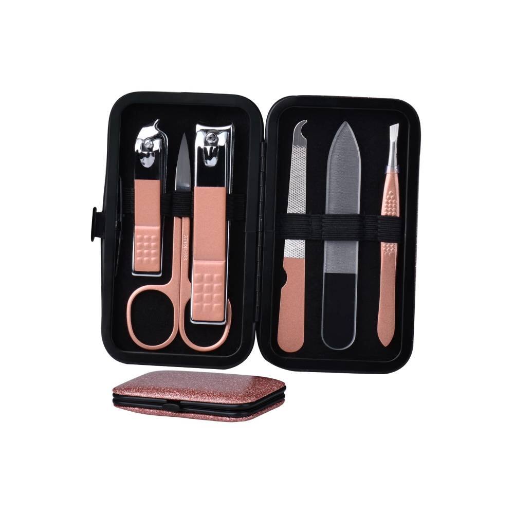 Front. Beauty Hub Ecommerce - Nail Kit With Nano Glass Shiner - Pink.