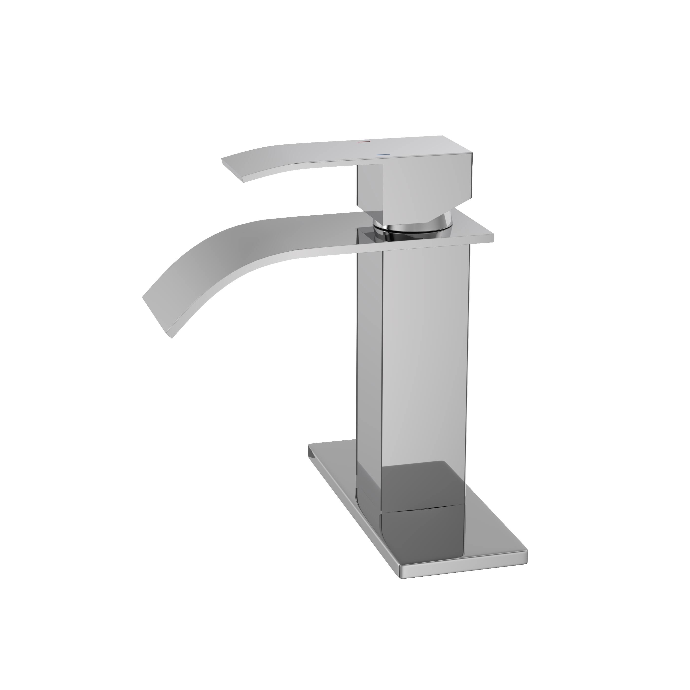 Alt View 6. Bothwa Home - Bothwa Home BF-KTDP1301-CH 6 - Inch Harlow Single Handle Bathroom Faucet in Chrome Finish - Chrome.