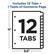 Includes 12 Tabs + 1 Table of Contents Page
11" x 8.5"
12 Tabs