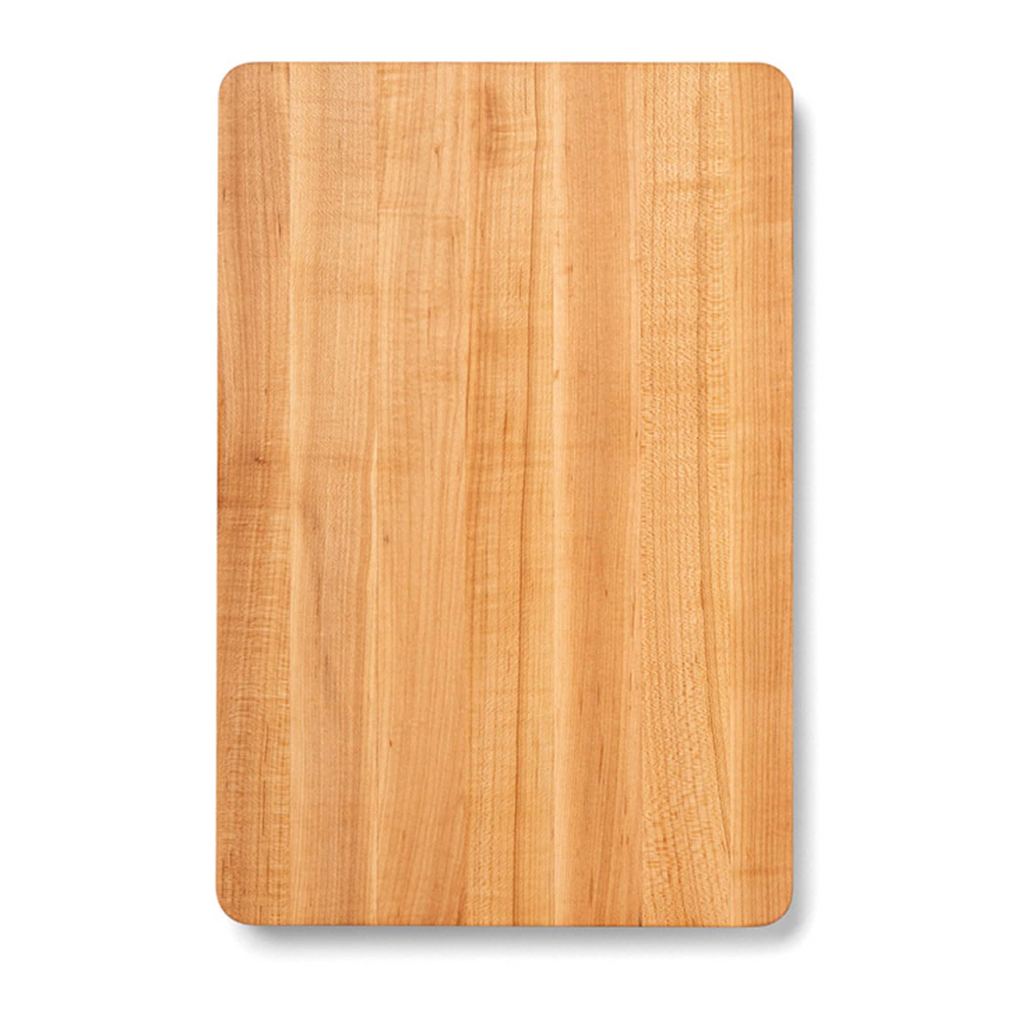 John Boos - Chop N Slice Large Edge Grain Cutting Board, 18"x12"x1.25" - Maple Wood