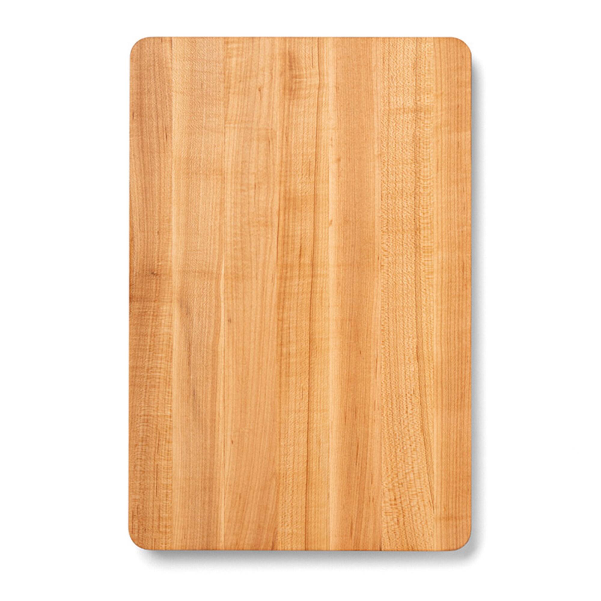 Front. John Boos - John Boos Chop N Slice Large Maple Wood End Grain Cutting Board, 18"x12"x1.25" - Maple Wood.