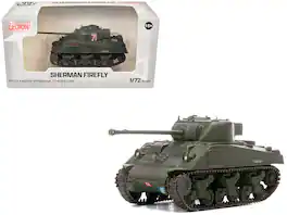 Sherman Firefly Mk.VC Medium Tank "27th Armoured Brigade, Normandy" (1944) British Army 1/72 Diecast Model by Legion