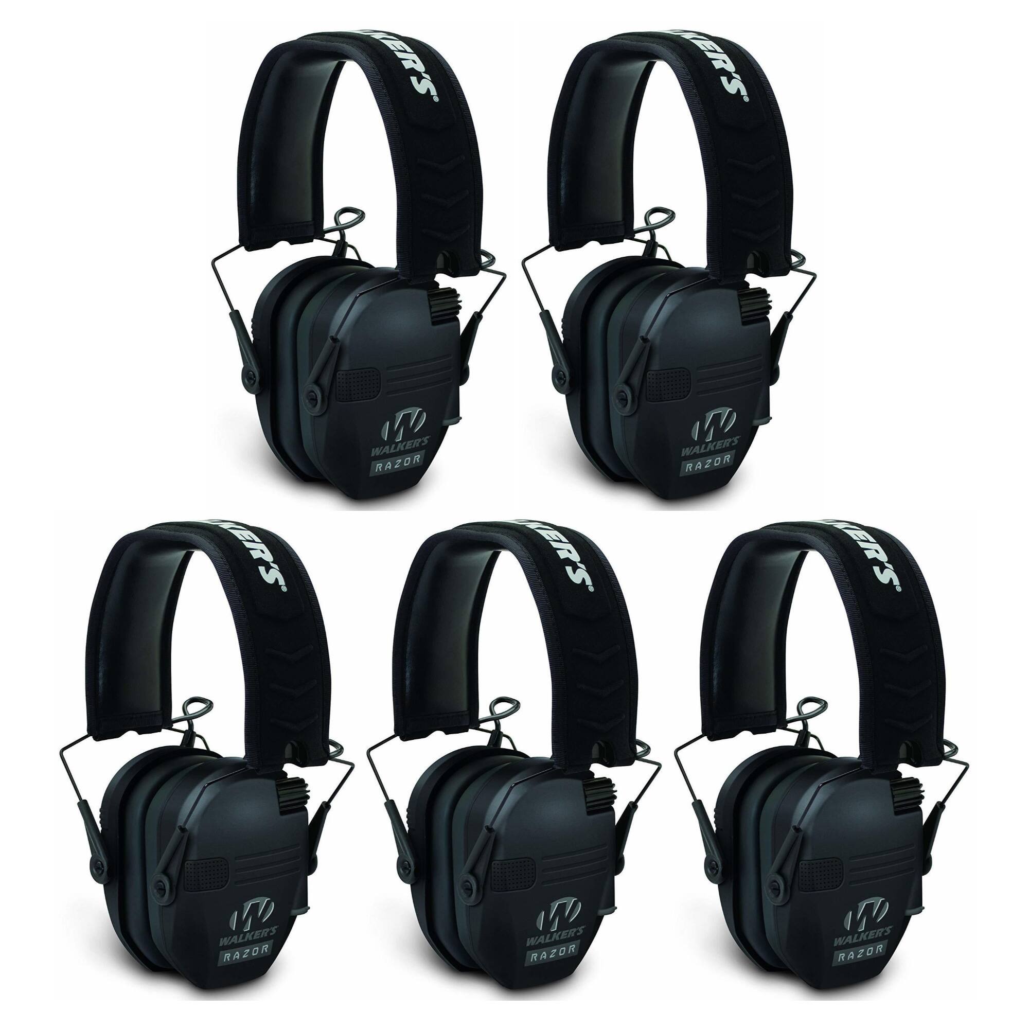 Walkers - Walker's Razor Slim Electronic Shooting Muffs 5-Pack - Black price history on PriceWatchPro