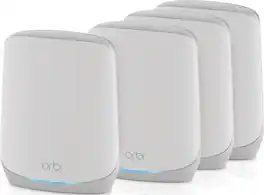 NETGEAR - Orbi 750 Series AX5200 Tri-Band Mesh Wi-Fi 6 System (4-pack) - White