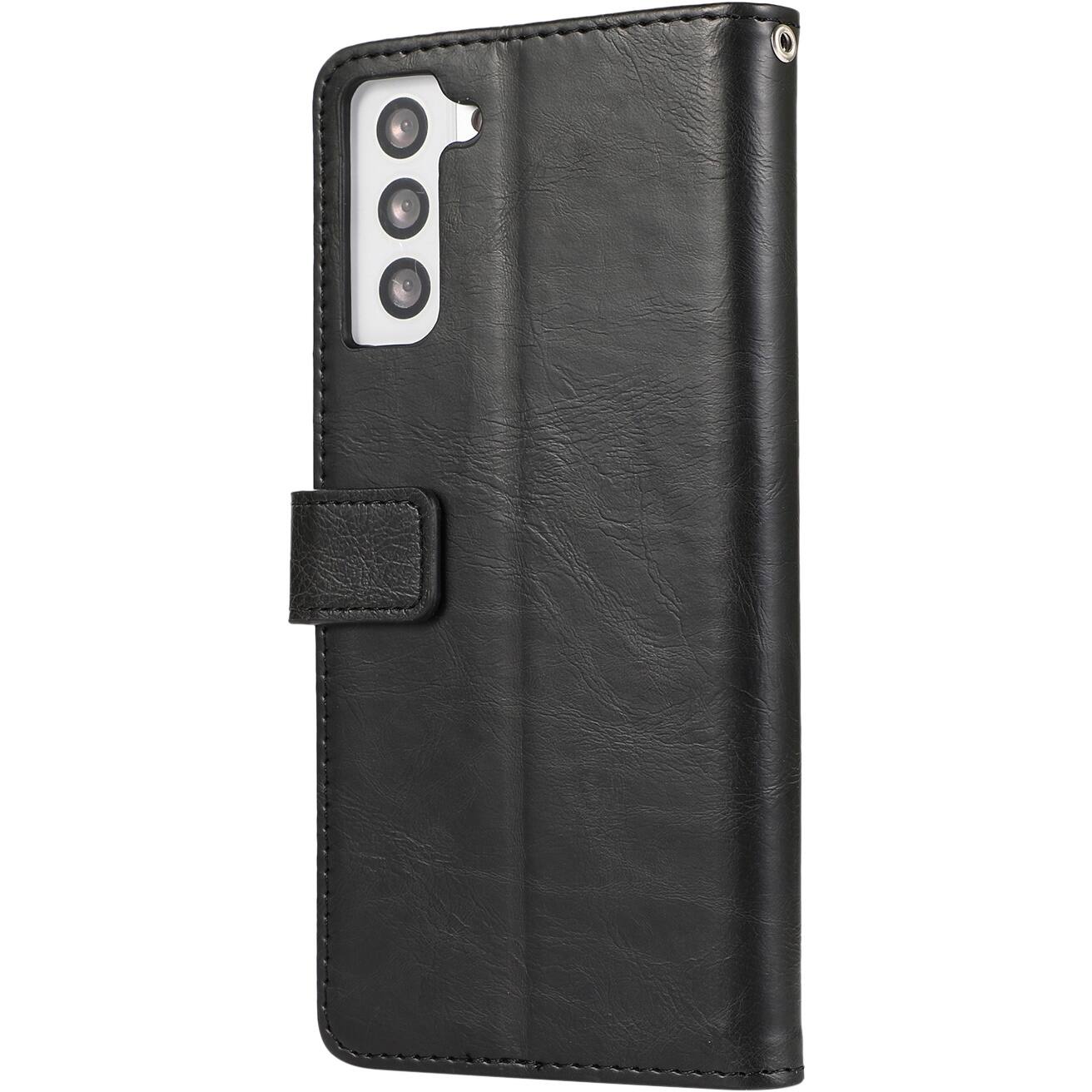 Alt View 11. SaharaCase - Folio Wallet Case for Samsung Galaxy S22 - Black.