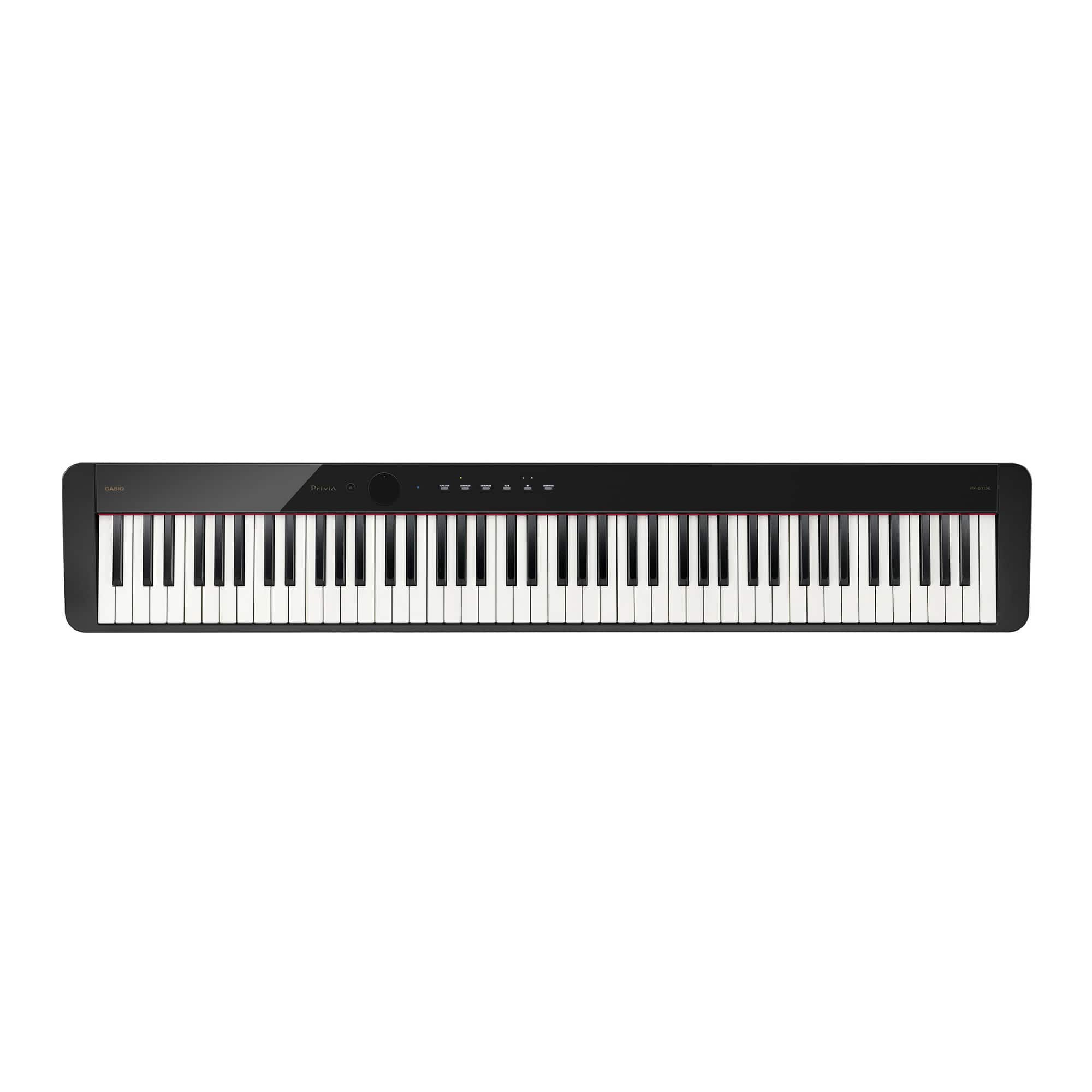 Privia 88-Key Digital Piano with Casio CS68 Stand, Slim Design (Black)