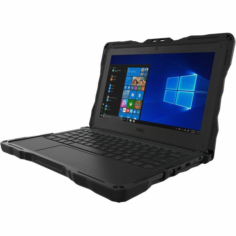 Alt View 4. Gumdrop - GUMDROP DROPTECH FOR DELL CHROMEBOOK 3120/3110/3100 (CLAMSHELL) - For Dell Chromebook - Transparent - Impact Resistant - Transparent.