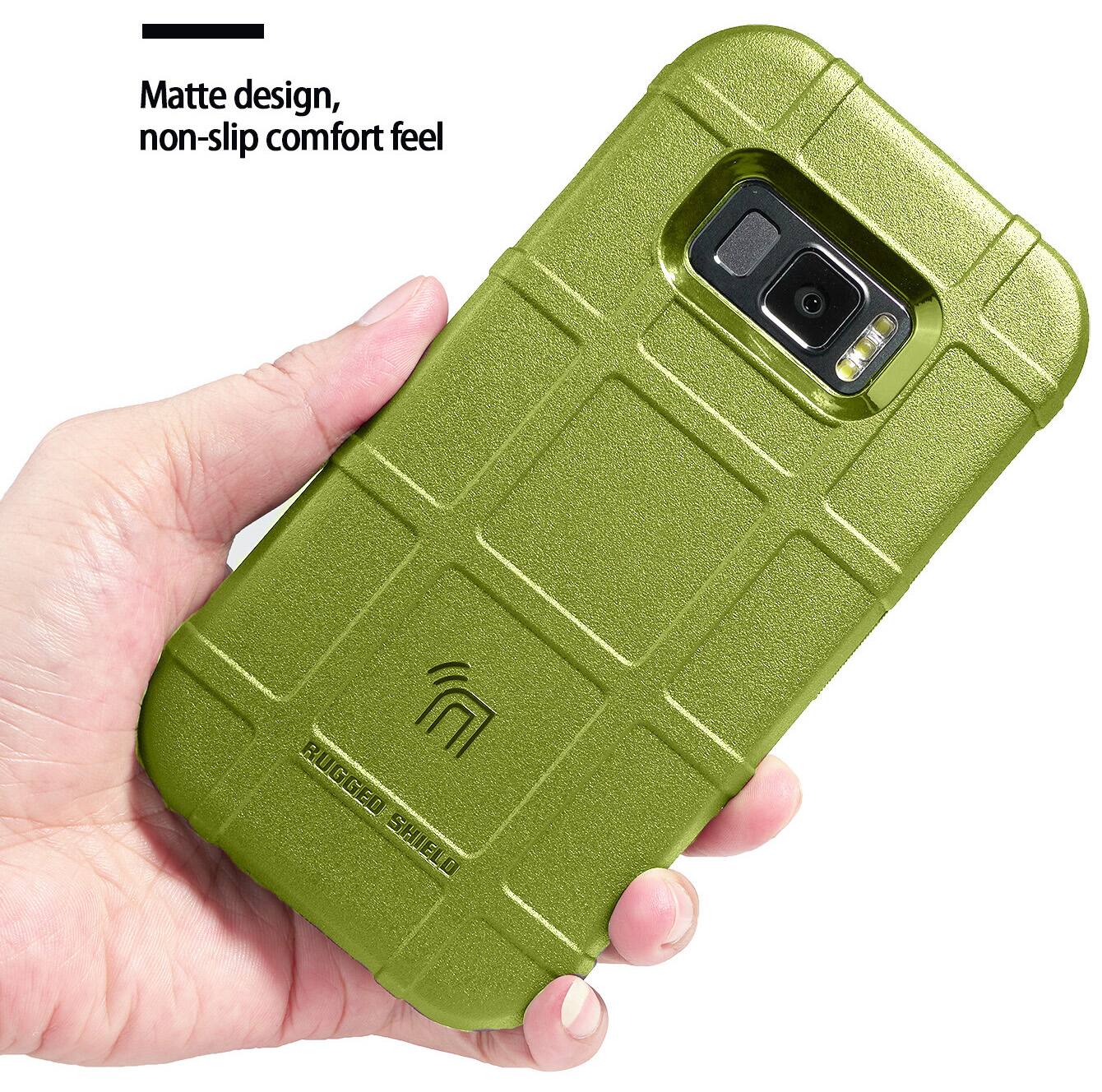Matte design, non-slip comfort feel

RUGGED SHIELD