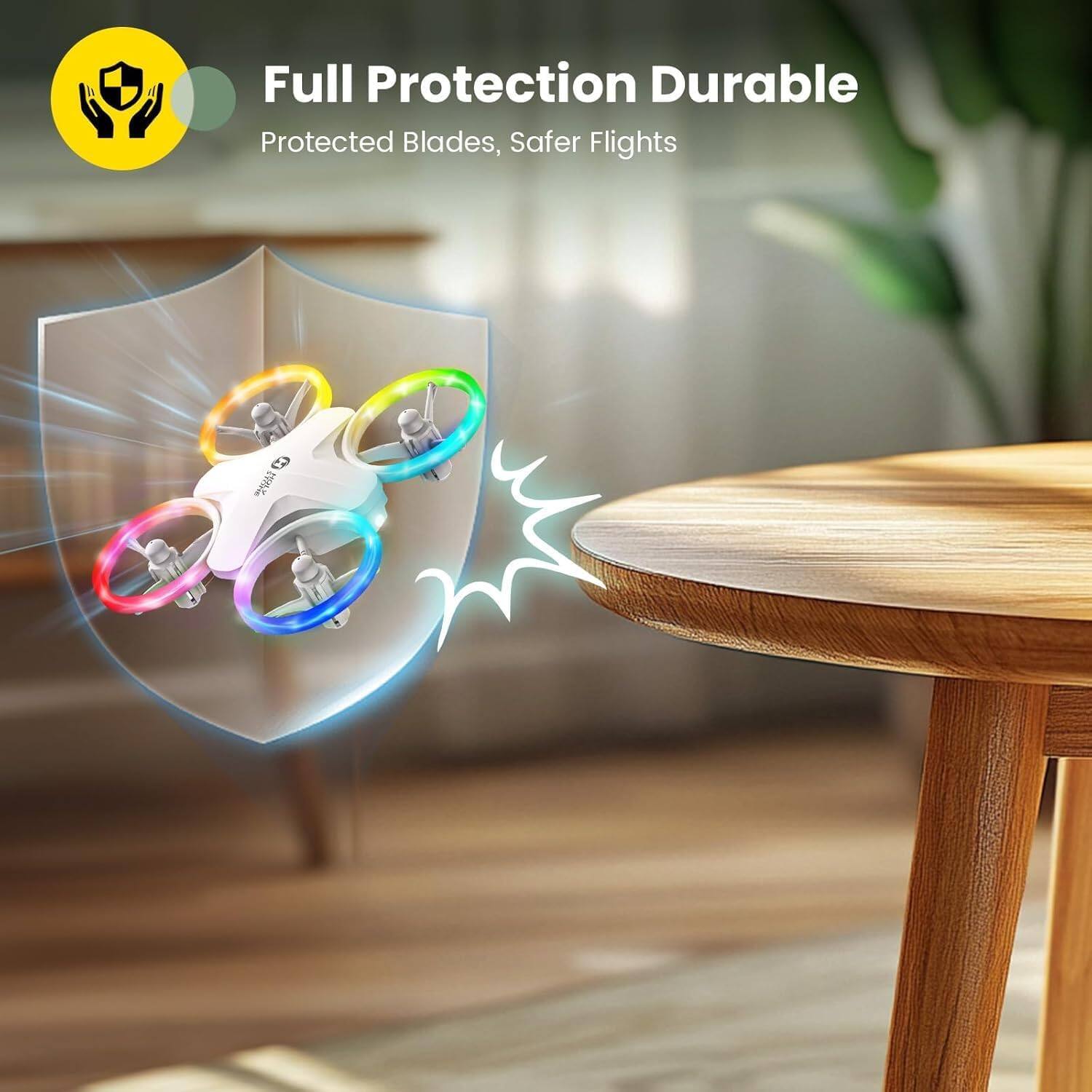 Full Protection Durable  
Protected Blades, Safer Flights