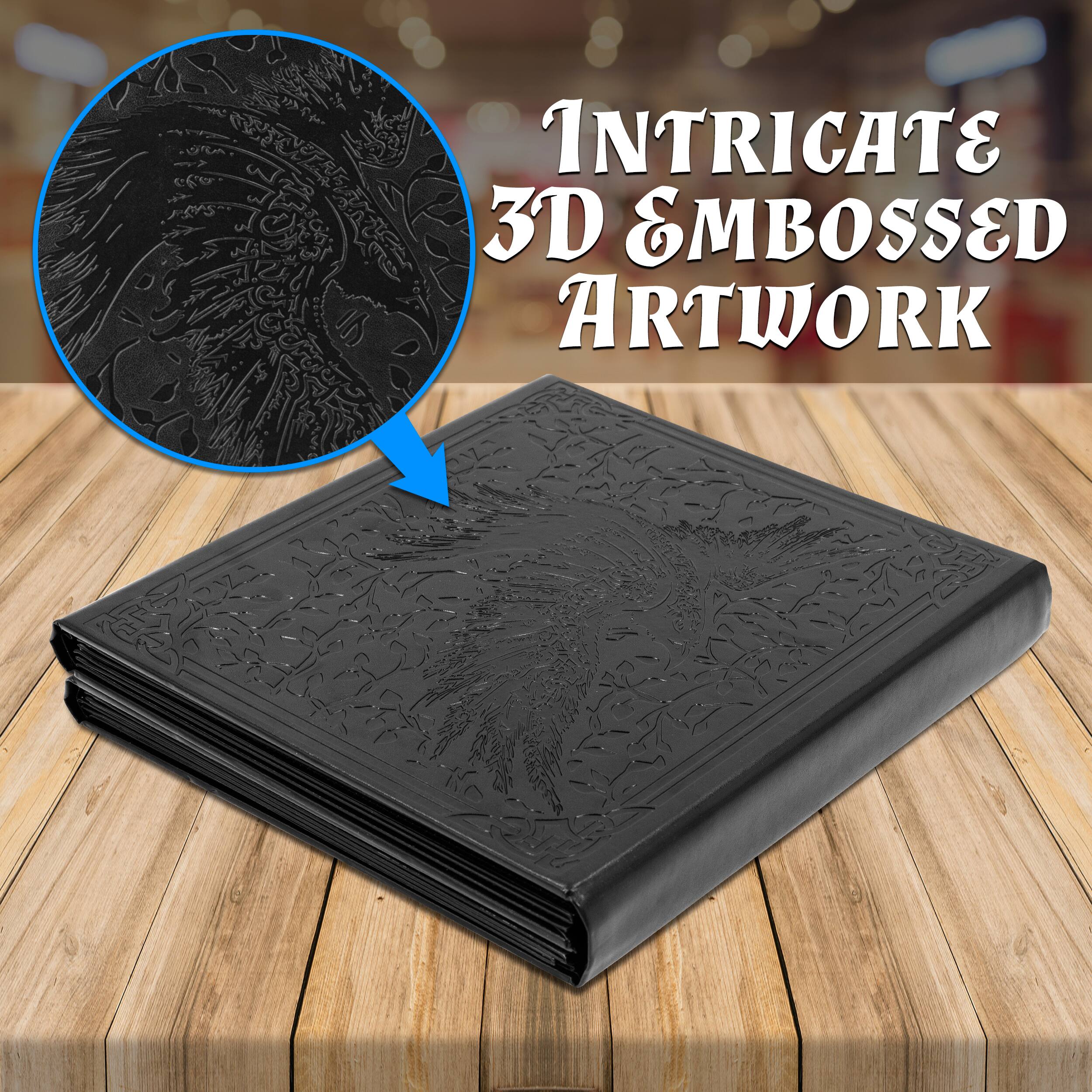 INTRICATE 3D EMBOSSED ARTWORK