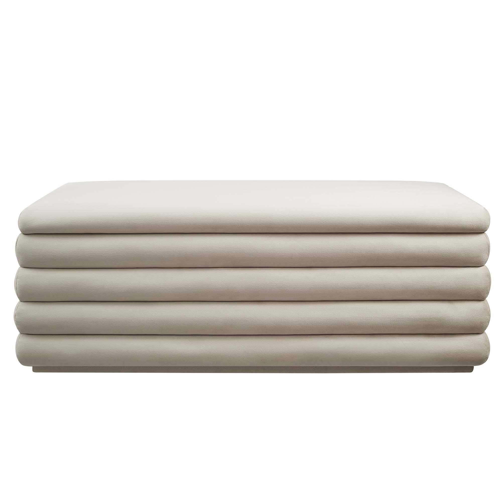 Alt View 1. Modway - Mezzo Upholstered Performance Velvet Storage Bench by Modway - Brown.
