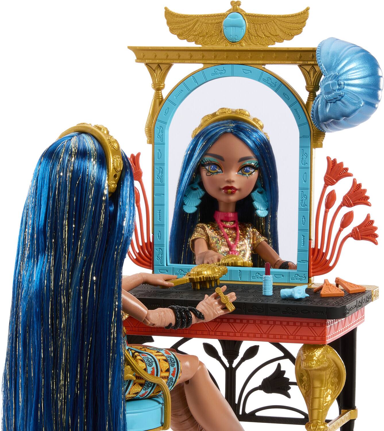 Alt View 4. Mattel - Mattel - Monster High Cleo De Nile Self-Scare Day Doll and Playset   - Collectibles - Multicolor.