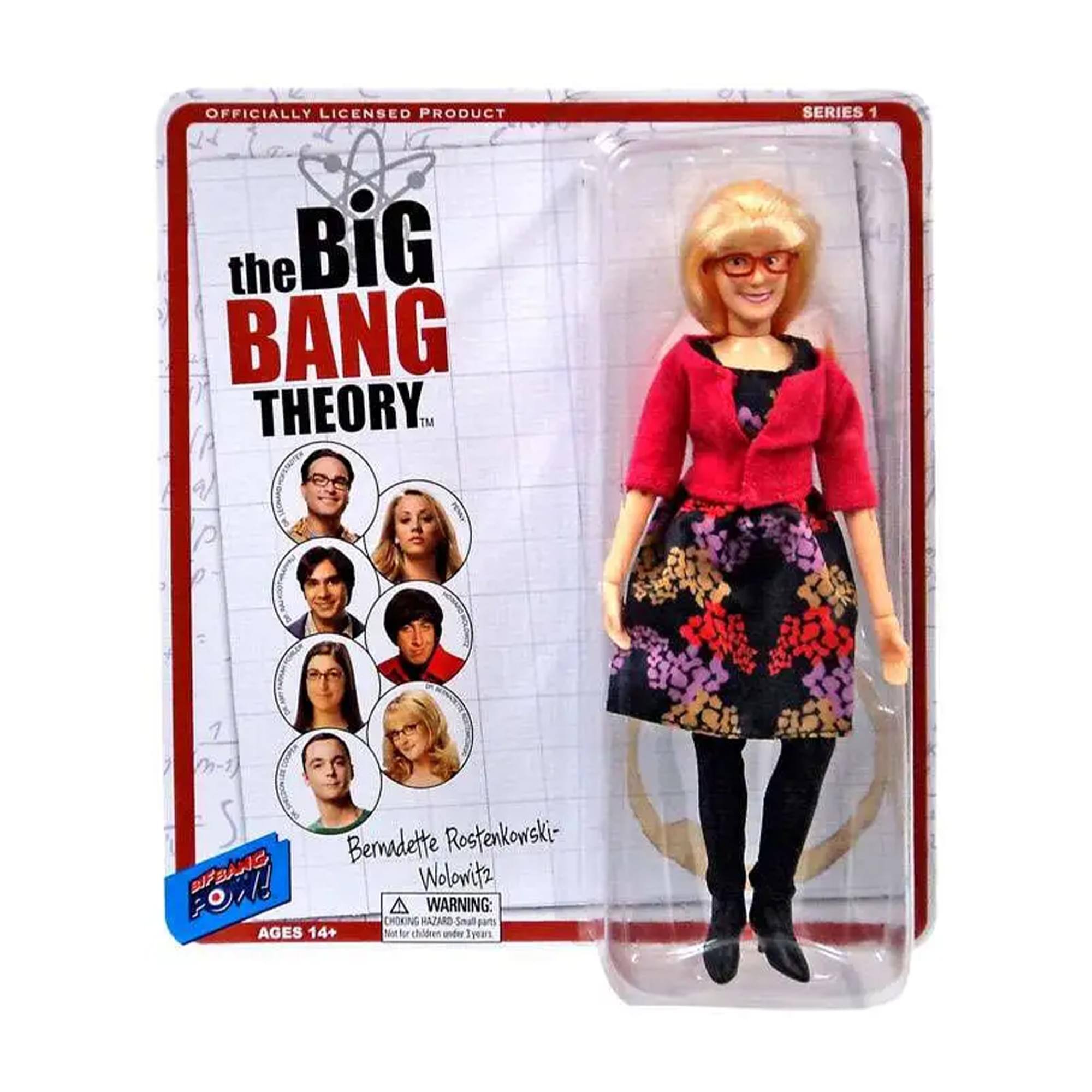 OFFICIALLY LICENSED PRODUCT  
the BIG BANG THEORY™  
a PONY SERIES 1  
Bernadette Rostenkowski-Wolowitz  
WARNING: Small parts. AGES 14+  
Not for children under 3 years