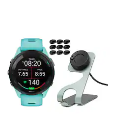 The corrected text is:
"TIMER UGHT 1 '08:20 START STOP DISTANCE PACE 7.65 8:55 DOWN 140 BACK GARMIN"
Corrected to:
"TIMER UGHT 1 '08:20 START STOP DISTANCE PACE 7.65 8:55 DOWN 140 BACK GARMIN"