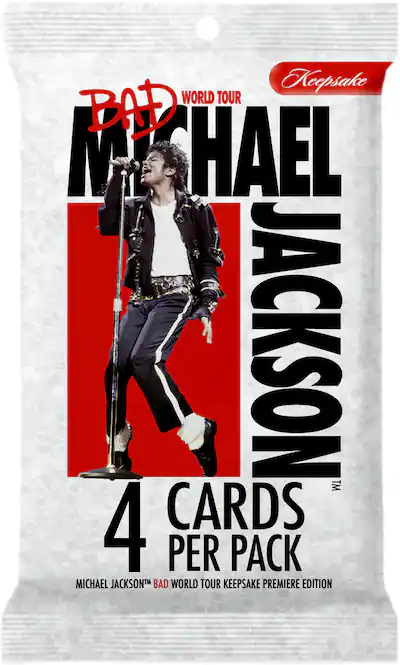 Michael Jackson Bad World Tour Keepsake Premiere Hanger Pack K-MJ Michael Jackson Bad World Tour Keepsake Premiere Hanger Pack K-MJ