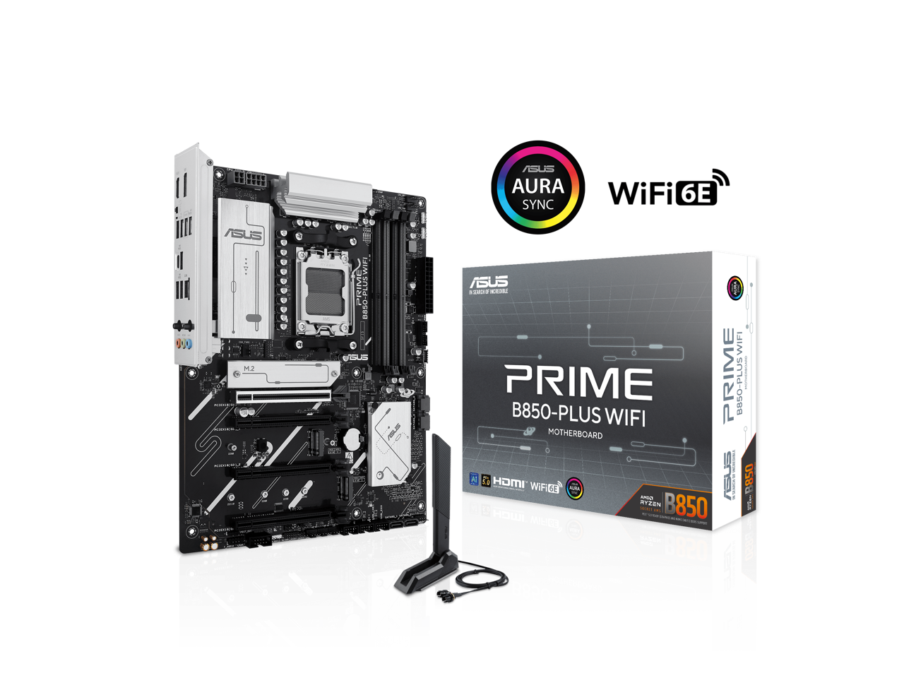 ASUS - prime b850-plus wifi am5 b850 atx motherboard, ddr5, pcie 5.0 ready