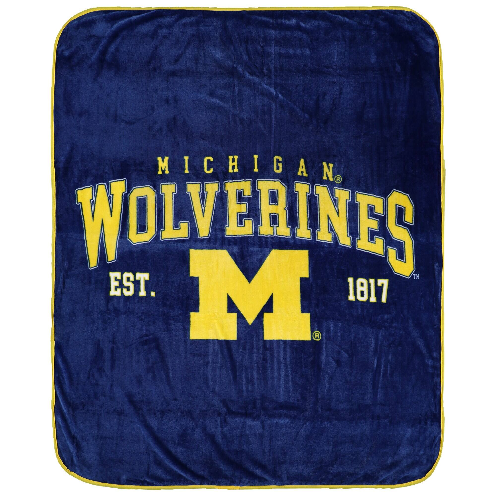 Pegasus - Michigan Wolverines Vintage Arch Ultra Soft 50" x 60" Blanket - Multicolor