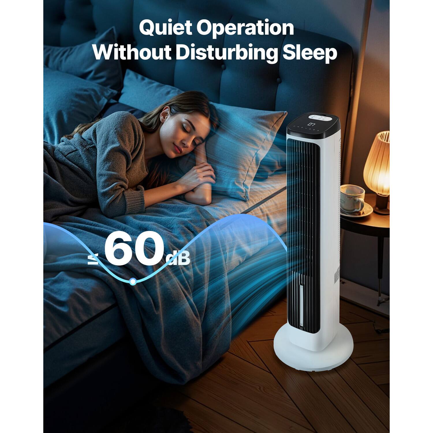 Quiet Operation Without Disturbing Sleep

60 dB