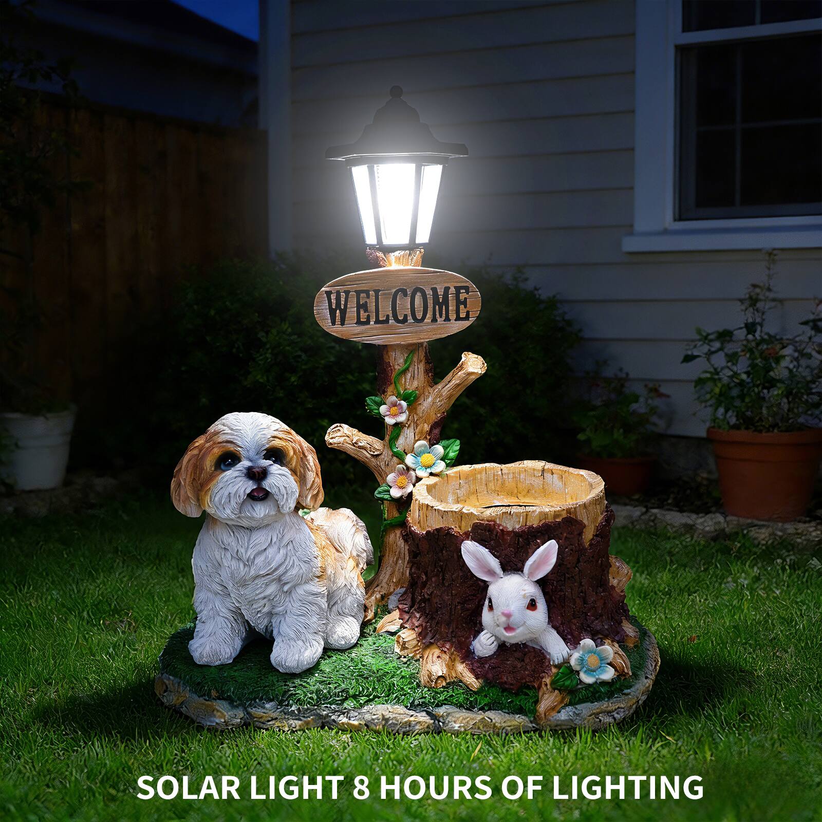 WELCOME  
SOLAR LIGHT 8 HOURS OF LIGHTING