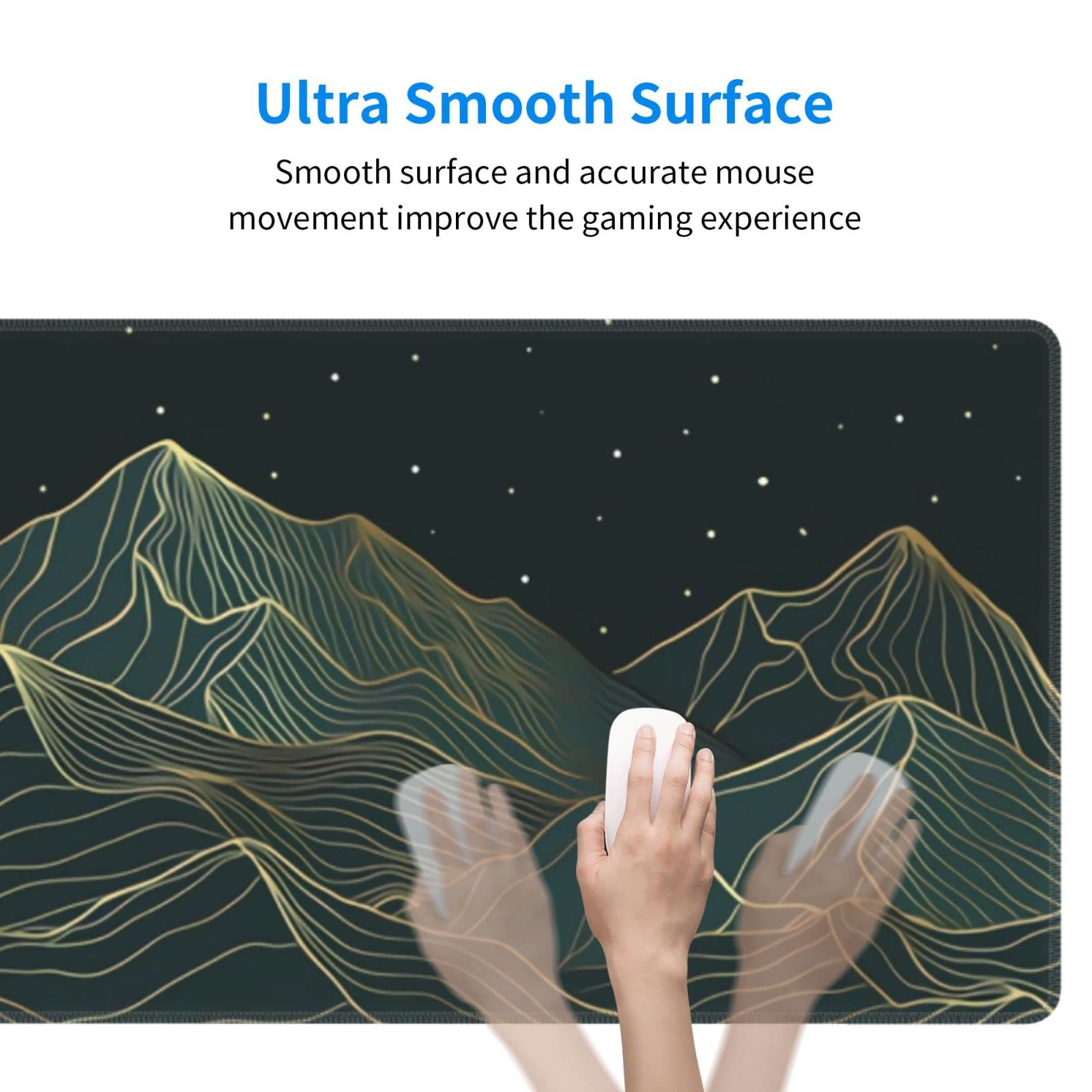 Ultra Smooth Surface

Smooth surface and accurate mouse movement improve the gaming experience