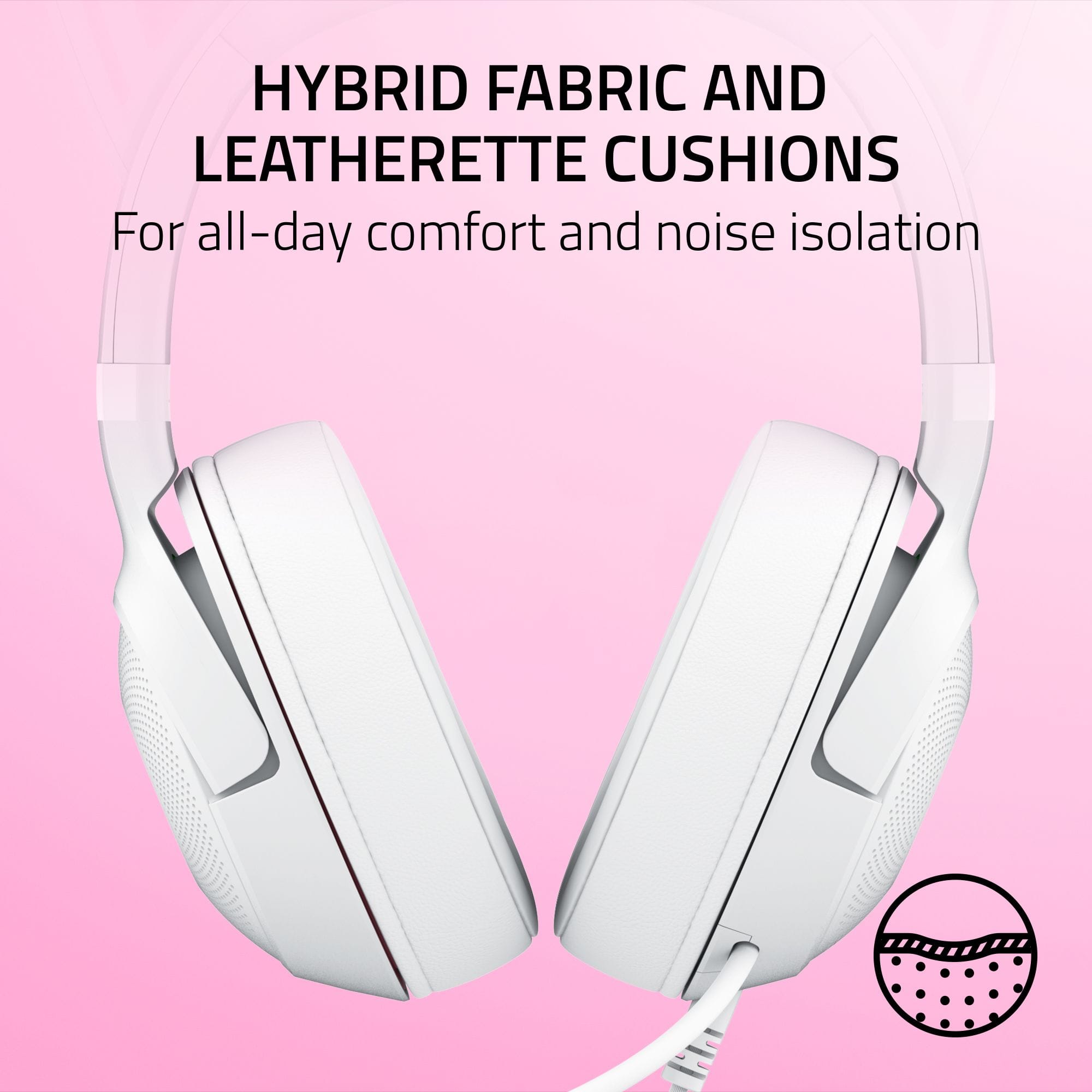 Hybrid Fabric and Leatherette Cushions: For All-Day Comfort and Noise Isolation