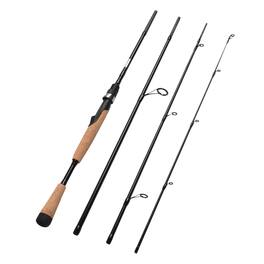 NICHOLAS KLEIN - Travel Spinning Rod Carbon Fishing Portable - 7'6" Medium