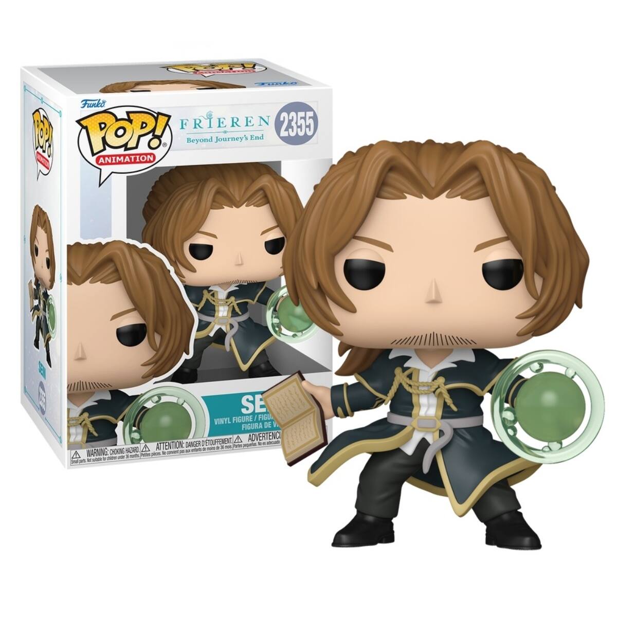 Funko POP! Animation  
Frieren Beyond Journey's End  
2355  

Vinyl Figure / Figurine / Figura de Vinilo / Figura de Vinil / DTOUFFEMENT A ADVERTENCIA:  
WARNING: CHOKING HAZARD - ATTENTION: DANGER - ADVERTENCIA:  
Small parts. Not for children under 3 years.  
Pequeñas piezas. No apto para menores de 3 años.